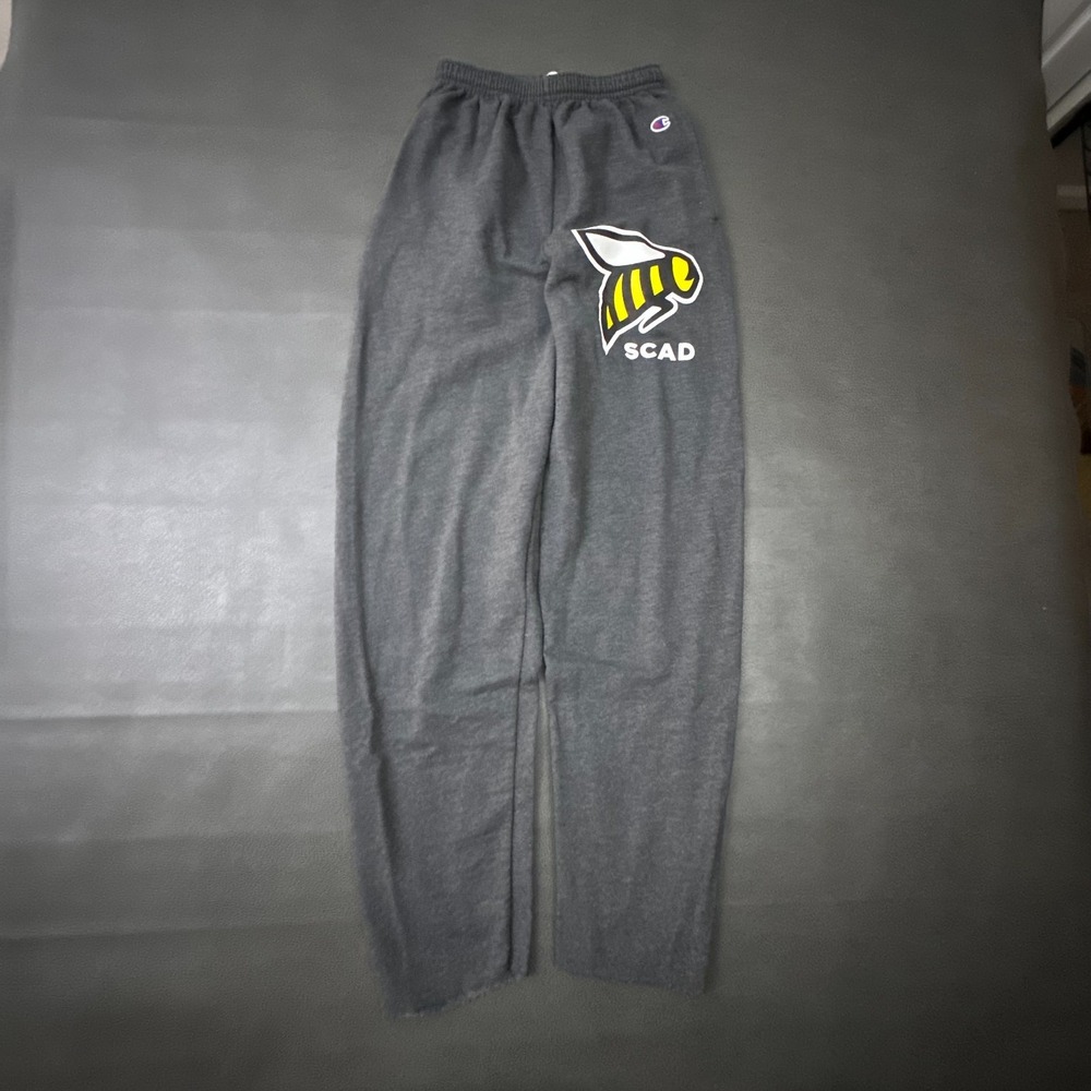 SCAD Sweatpants Adult Medium Gray Tapered Fleece Savannah Arts Champion Lounge